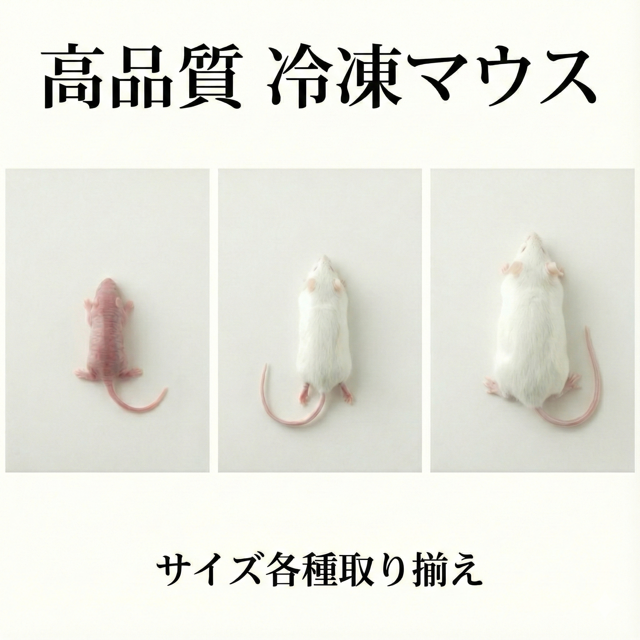 国産冷凍マウス – サイエンスファーム 国産冷凍マウス – サイエンスファーム